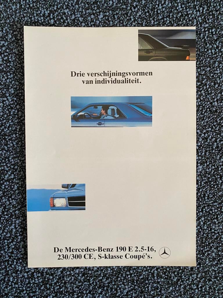 Mercedes-Benz 190E 2.5-16, 230/300CE. S-klasse Coupé’s, Ophalen of Verzenden, Zo goed als nieuw, Mercedes