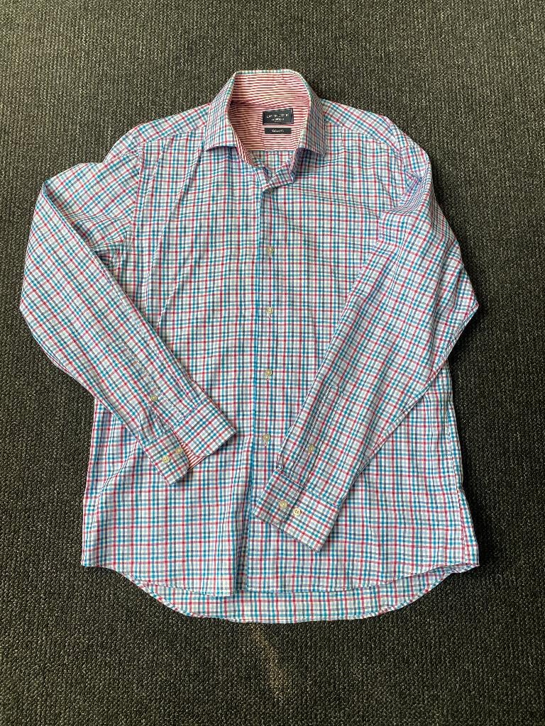 McGregor Overhemd Geblokt - Maat 41, Kleding | Heren, Overhemden, Zo goed als nieuw, Halswijdte 41/42 (L), Overige kleuren, Ophalen of Verzenden