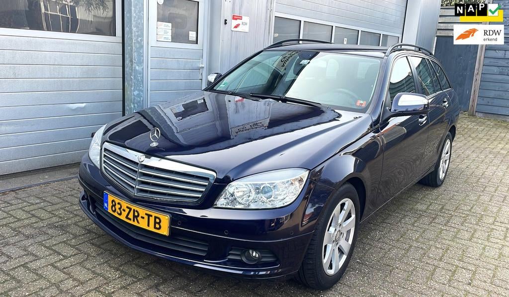 Mercedes-Benz C-klasse Estate 200 K Business Class 2008, 13 km/l, Zwart, 4 cilinders, Blauw