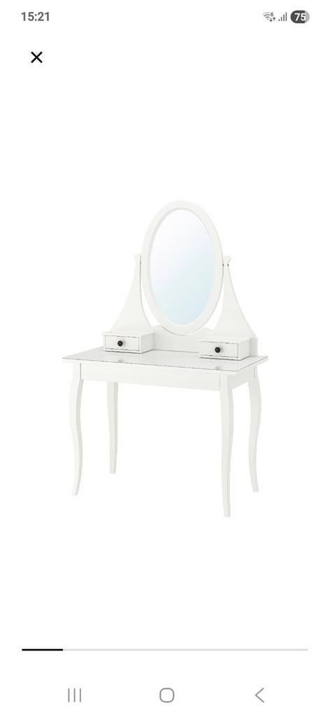 Kaptafel Hemnes van Ikea, Ophalen, Gebruikt, 100 tot 150 cm, Minder dan 100 cm