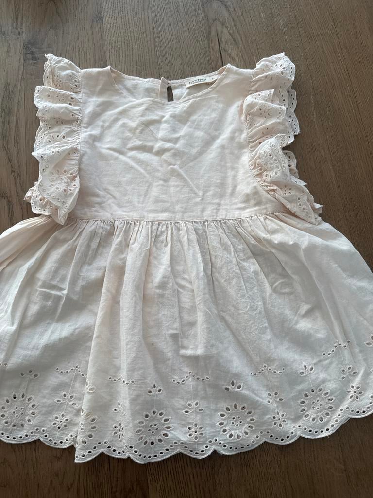 MarMar Copenhagen lichtroze blouse maat 128, Ophalen of Verzenden, Zo goed als nieuw, Meisje, Overhemd of Blouse