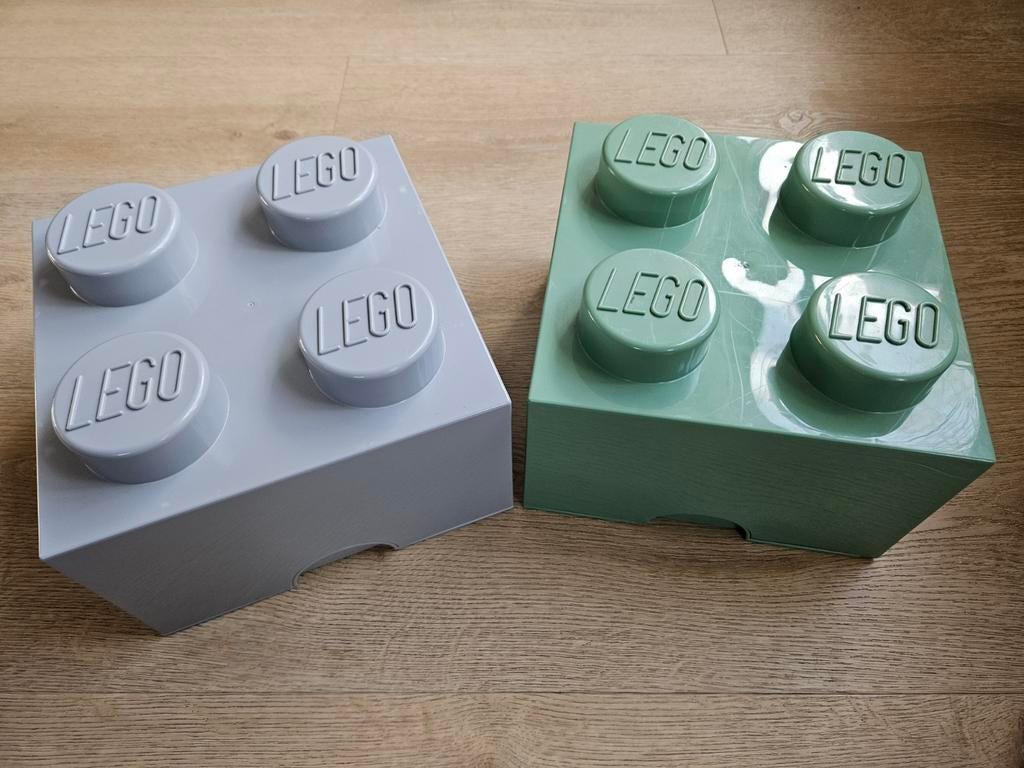 2 stuks Lego opbergbox brick 4, Kinderen en Baby's, Ophalen, Zo goed als nieuw