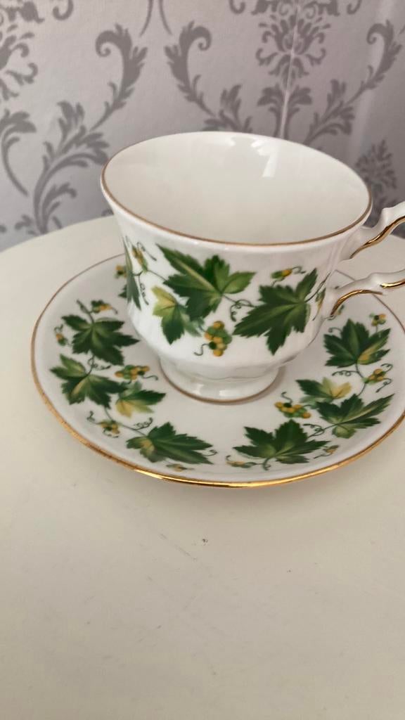 Queen Anne kop en schotel, Ophalen of Verzenden