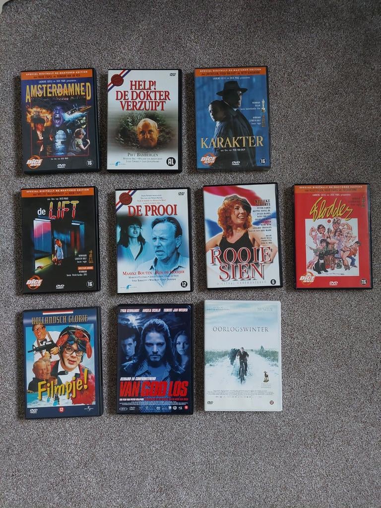 De Lift, Amsterdamned, Karakter, De Prooi, Flodder enz., Vanaf 12 jaar, Ophalen of Verzenden, Gebruikt, Boxset