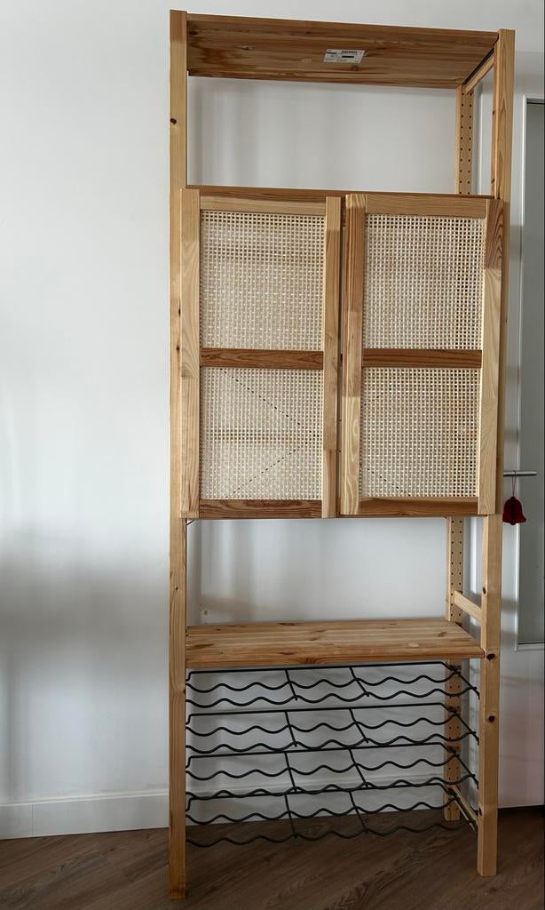 IKEA IVAR Shelving Unit + Wine rack, Ophalen, Gebruikt