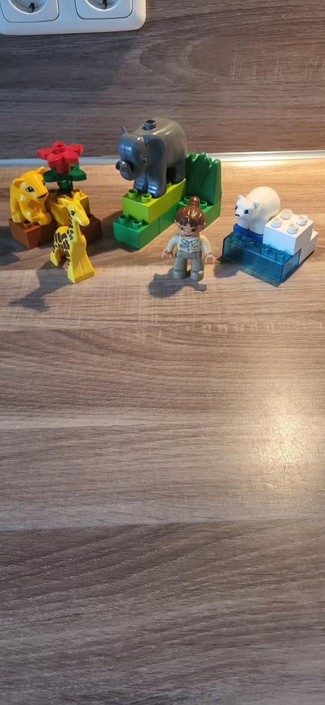 Duplo 4962 dierentuin dieren, Ophalen of Verzenden, Zo goed als nieuw, Minifiguur, Duplo