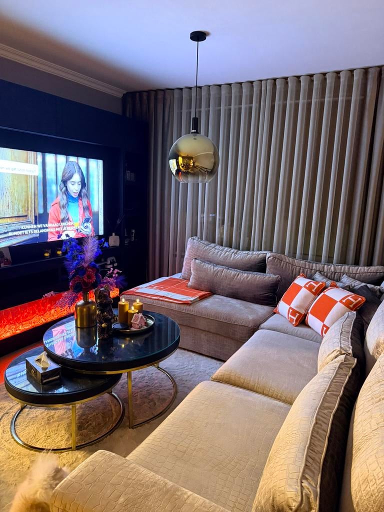 Salontafel Eric Kuster stijl, Huis en Inrichting, Ophalen, 50 tot 100 cm, Rond, Zo goed als nieuw