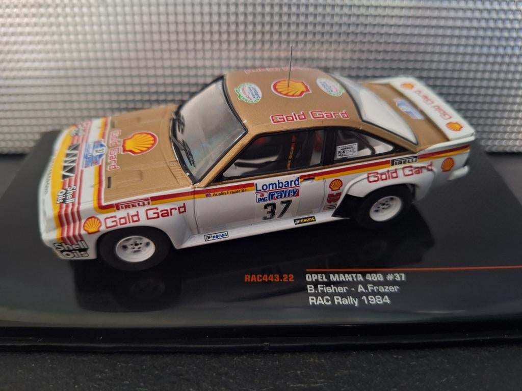 Opel Manta 400 # 37 RAC Rally 1984  Schaal 1:43, Overige merken, IXO, IXO, Nieuw