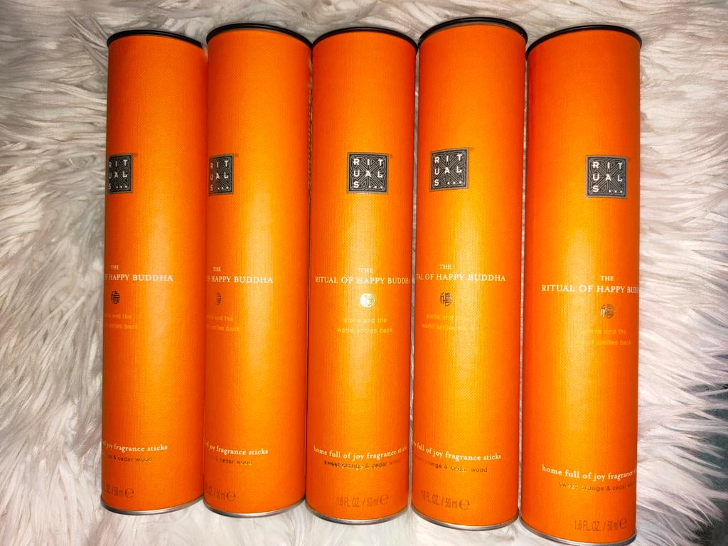 5x Rituals Happy Buddha Geurstokjes Fragrance Sticks, Ophalen of Verzenden, Nieuw