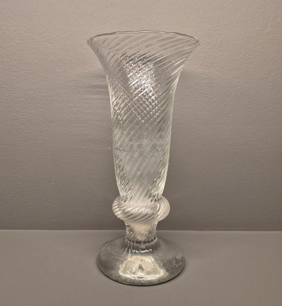 18de eeuws Wrythen Ale glas, Antiek en Kunst, Ophalen of Verzenden