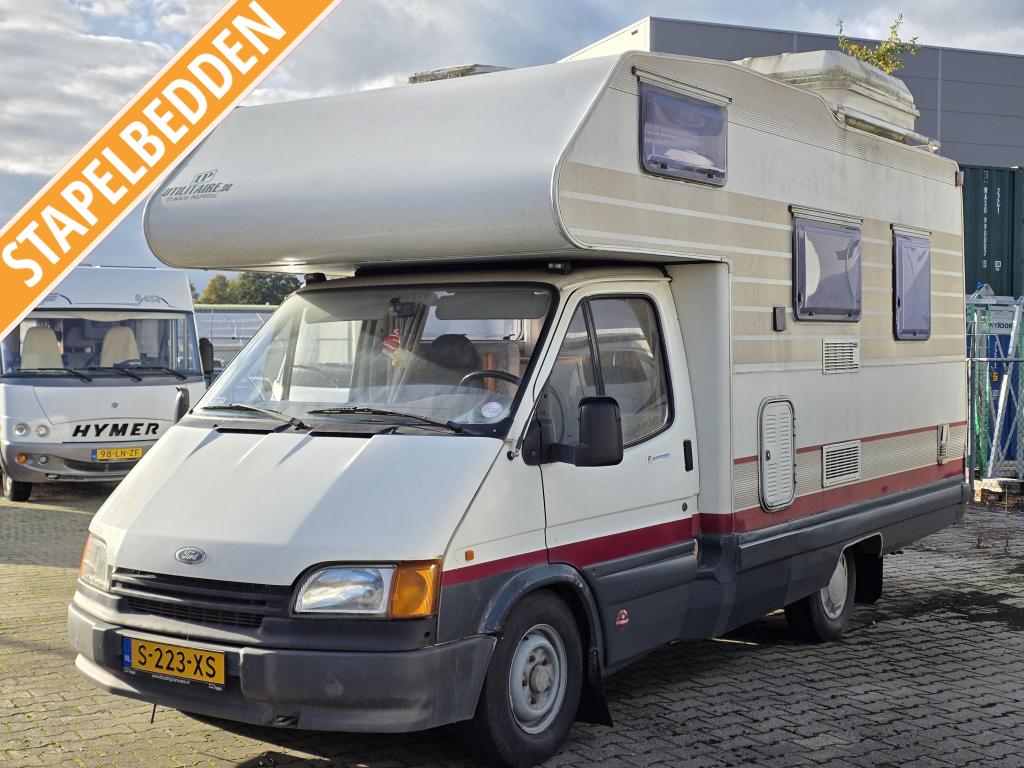 Elnagh camper Stapelbed 6 slaap. 1994 fietsendrager 2jr apk., Caravans en Kamperen, Campers, Overige merken, Chemisch toilet, Standaard zit