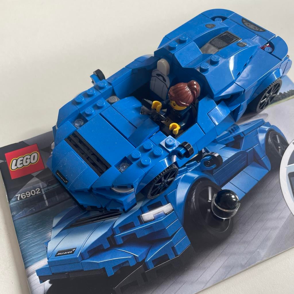 Lego Speed Champions McLaren Elva 76902 met minifiguur, Kinderen en Baby's, Speelgoed | Duplo en Lego, Verzenden, Zo goed als nieuw