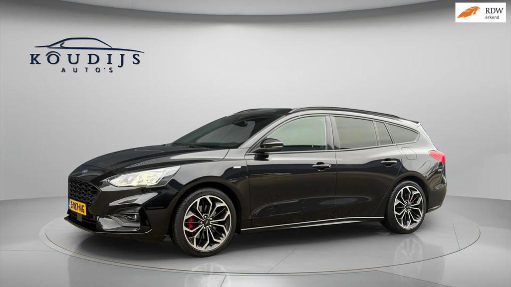 Ford Focus Wagon 1.0 Hybrid ST Line X Business 155PK, Keyles, Lichtsensor, Gebruikt, Zwart, 19 km/l