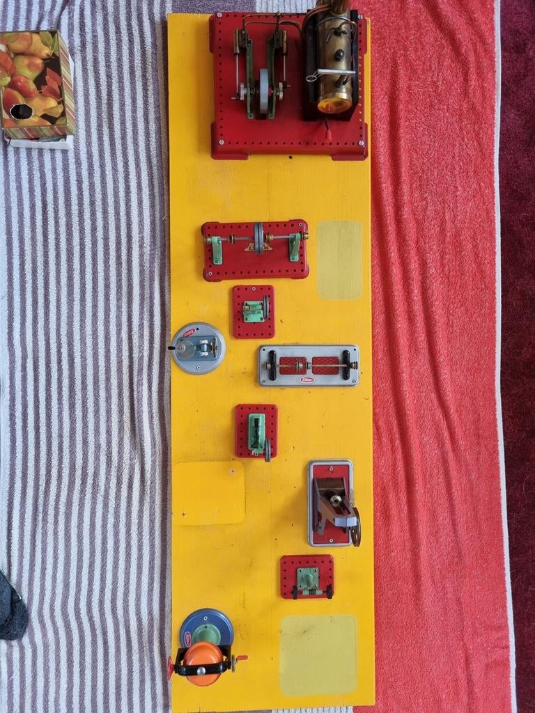 Vintage stoommachine met diverse accessoires, Ophalen, Gebruikt