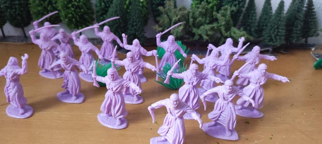 Set van Timpo Arabieren figuren 1/32 geen swop, Ophalen of Verzenden, Gebruikt, 1:35 tot 1:50, Figuur of Figuren