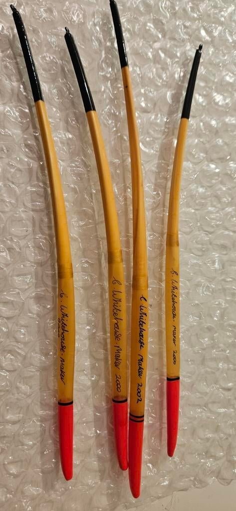 8x Colin Whitehouse handgemaakte pennen/dobbers, Watersport en Boten, Ophalen of Verzenden, Overige typen