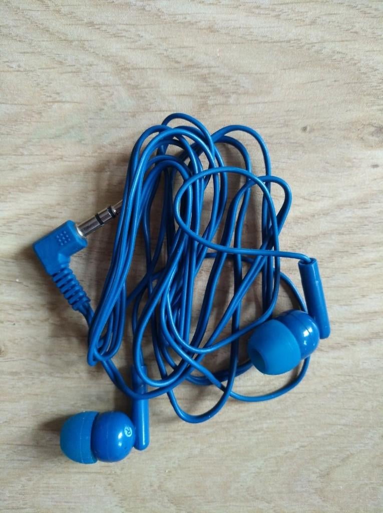 Blauwe Oordopjes | in ear headphone ( ZGAN / Nieuw ), Ophalen, Zo goed als nieuw, In gehoorgang (in-ear)