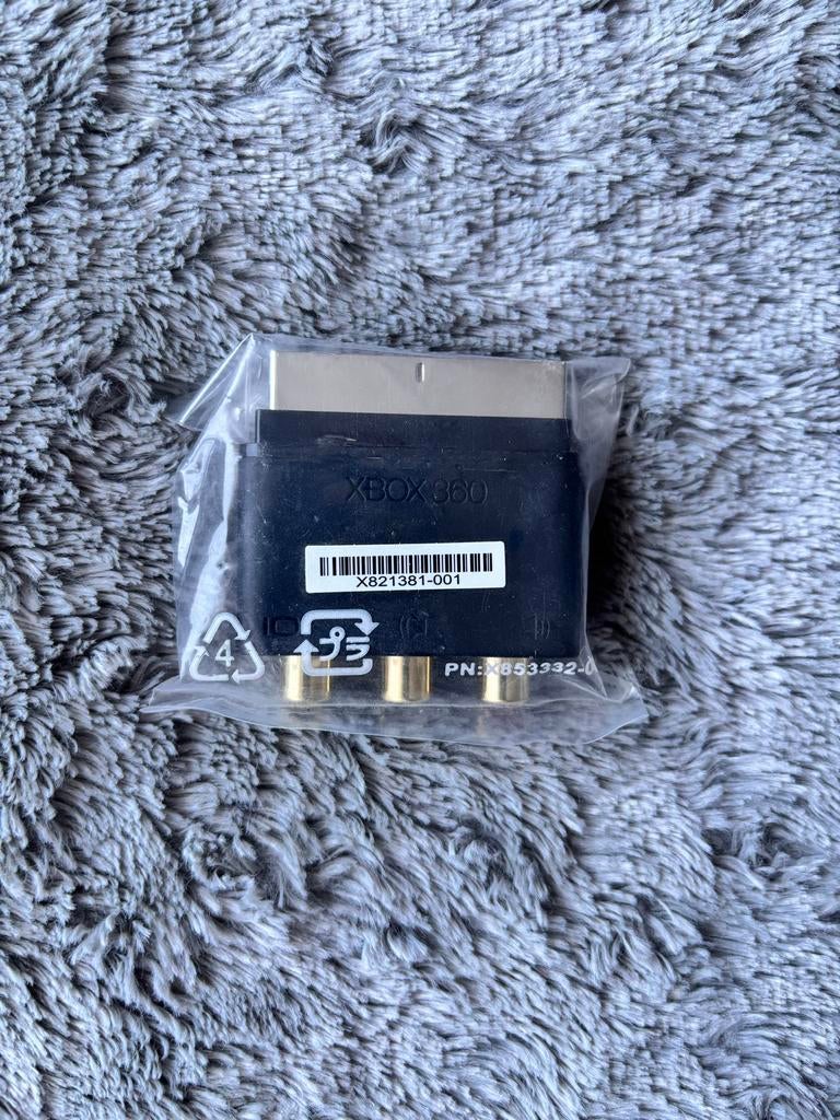 Xbox 360 AV-adapter, Spelcomputers en Games, Spelcomputers | Xbox | Accessoires, Ophalen of Verzenden, Nieuw, Voeding of Kabel