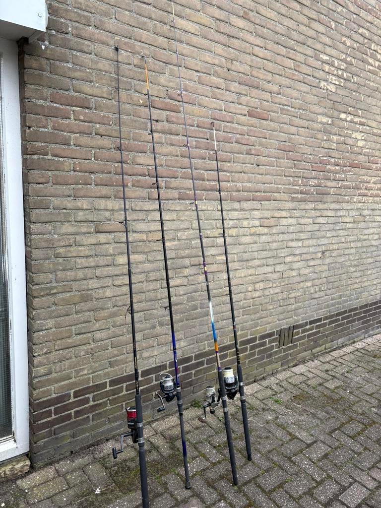 Zeehengel met molen, Watersport en Boten, Hengelsport | Karpervissen, Ophalen, Zo goed als nieuw