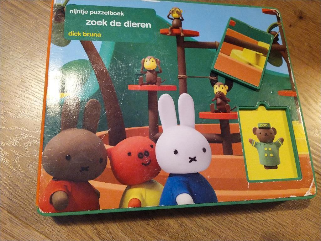Nijntje puzzelboek (karton en foam) - zoek de dieren, Ophalen of Verzenden, Gelezen
