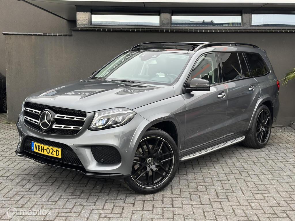 Mercedes GLS 350 D 4MATIC | BTW | Grijs Kenteken | Pano |AMG, Gebruikt, Lederen bekleding, 258 pk, 2987 cc