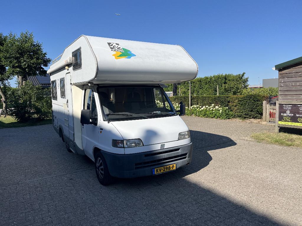 Knaus familie Camper Rondzit, Gaslek-detector, Alkoof, Ringverwarming, Fiat