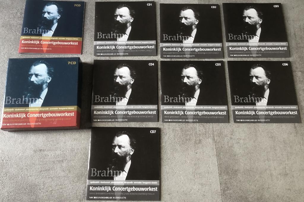BRAHMS - Koninklijk Concertgebouworkest - 7 CD, Boxset, Overige typen, Ophalen of Verzenden, Zo goed als nieuw