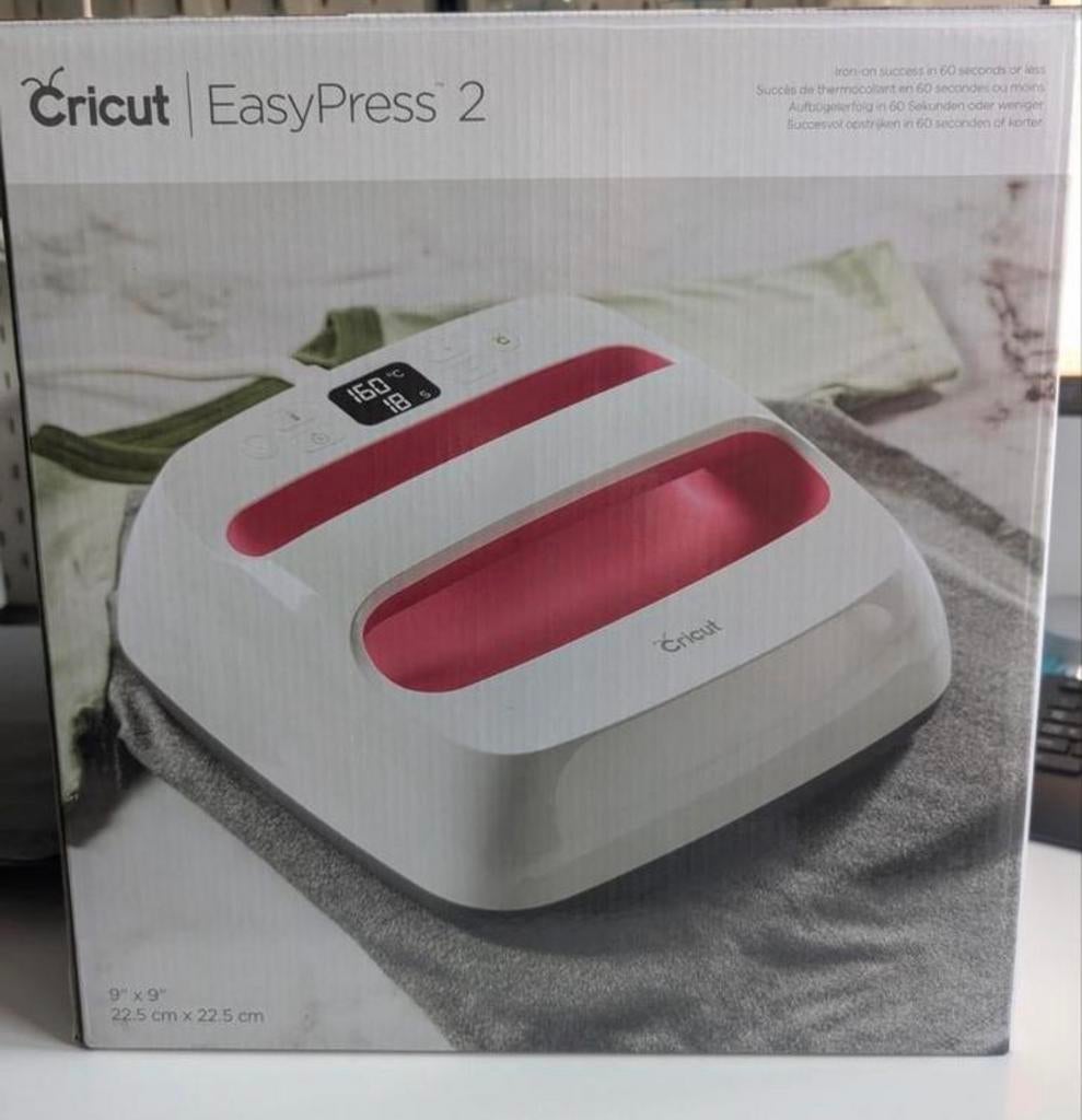 Cricut EasyPress 2 Hittepers 22.5x22.5 cm, Ophalen of Verzenden, Zo goed als nieuw, Gereedschap of Toebehoren