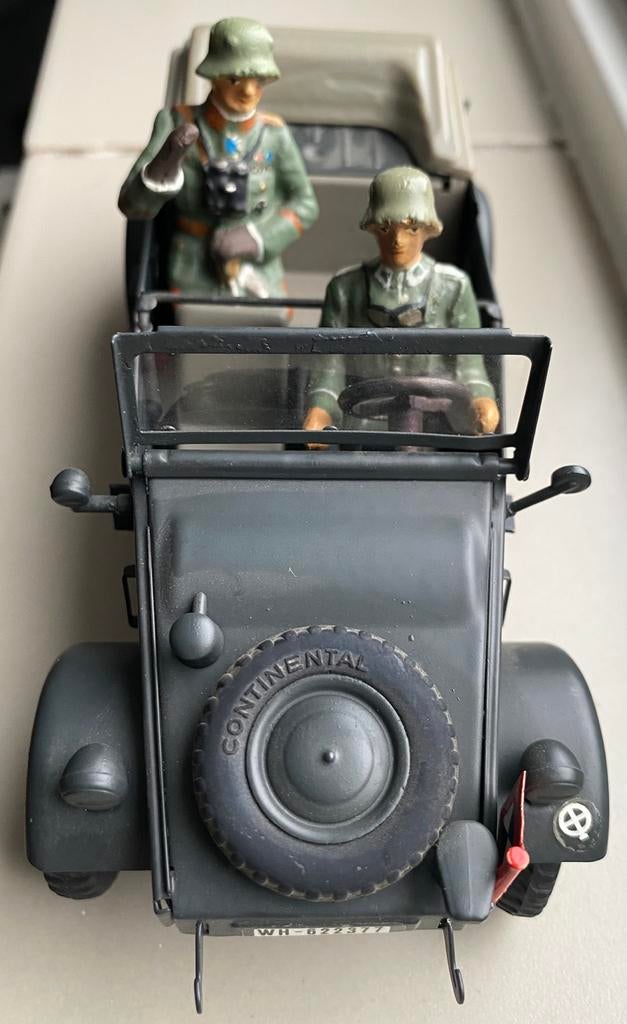 VW Kübelwagen (Tippco, Hausser, Elastolin, Durso) Blomberg, Ophalen of Verzenden, Duitsland, Miniatuur of Beeldje