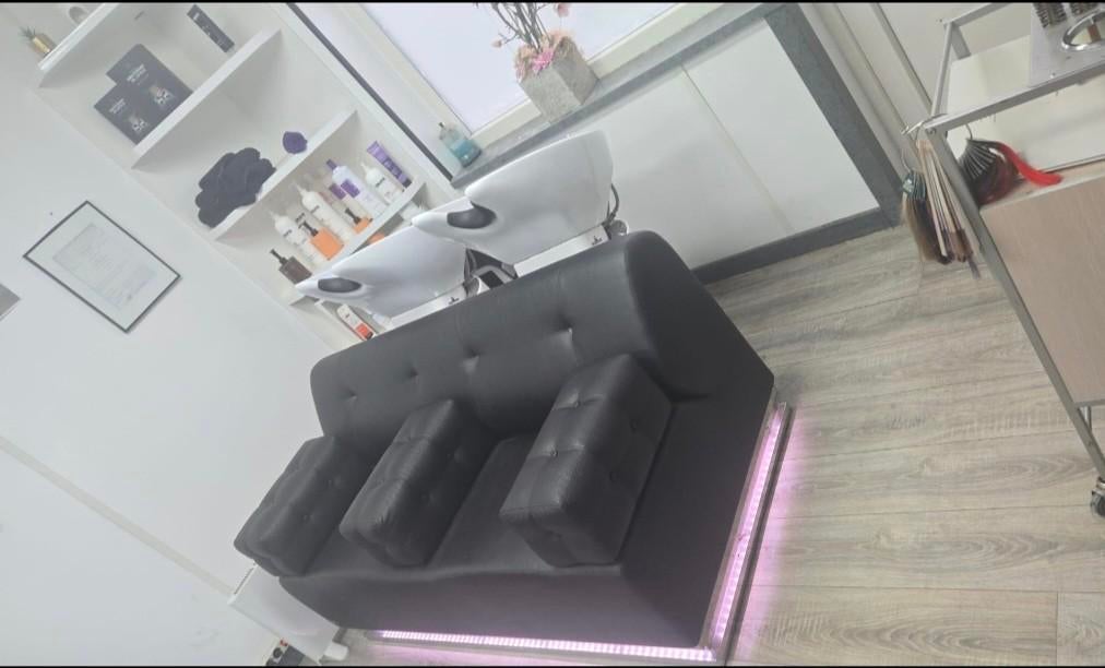 Mooie kappersunith wasbak met ledverlichting, Ophalen of Verzenden, Rond, Minder dan 50 cm, Minder dan 100 cm