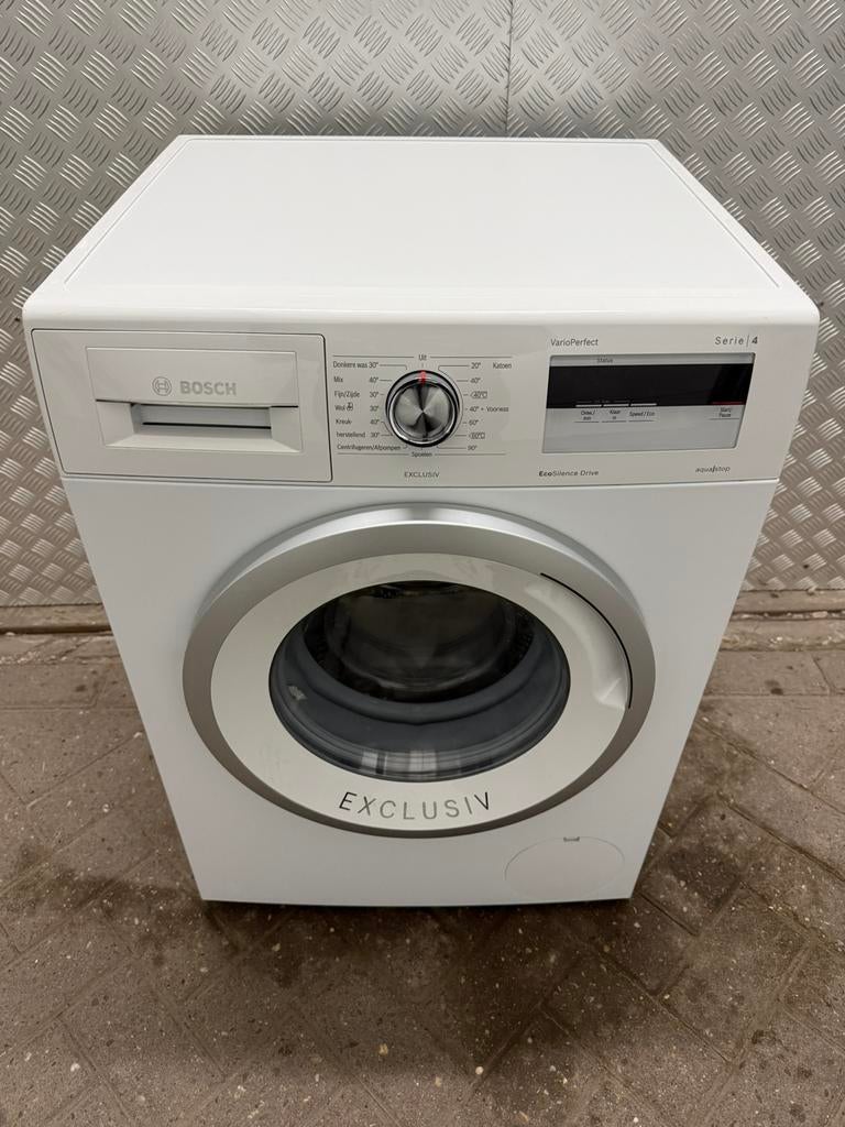 Bosch Serie | 4 | Exclusive Energiezuinige wasmachine, Witgoed en Apparatuur, Ophalen of Verzenden, Zo goed als nieuw, 85 tot 90 cm