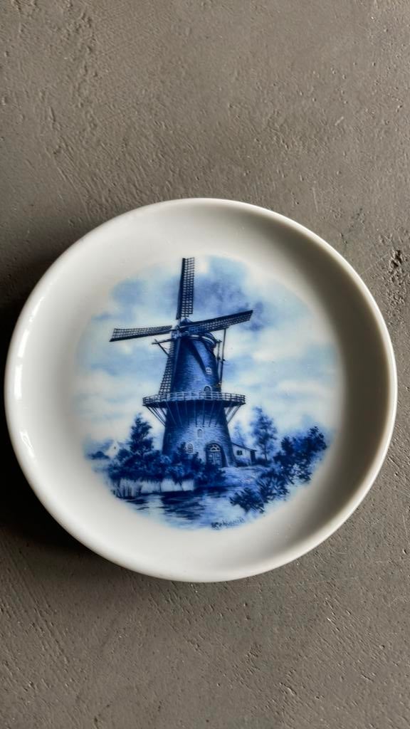 Delfts blauw miniatuur schaaltje, Ophalen of Verzenden