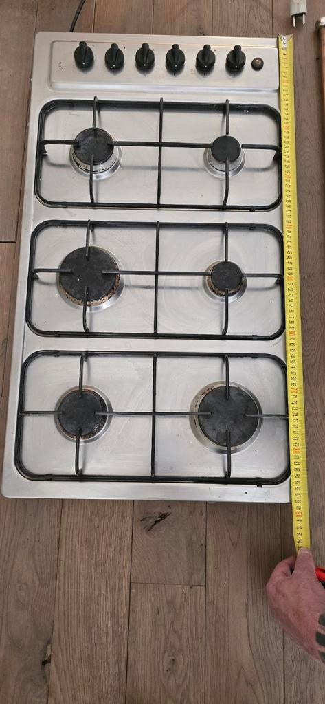 Gasfornuis 6 pits met elektrische ontsteking, Witgoed en Apparatuur, Kookplaten, Ophalen