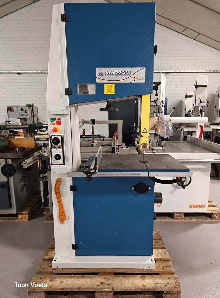 Lintzaag wieldiameter 600MM Agazzani, 70 mm of meer, Zo goed als nieuw, Lintzaag, 1200 watt of meer