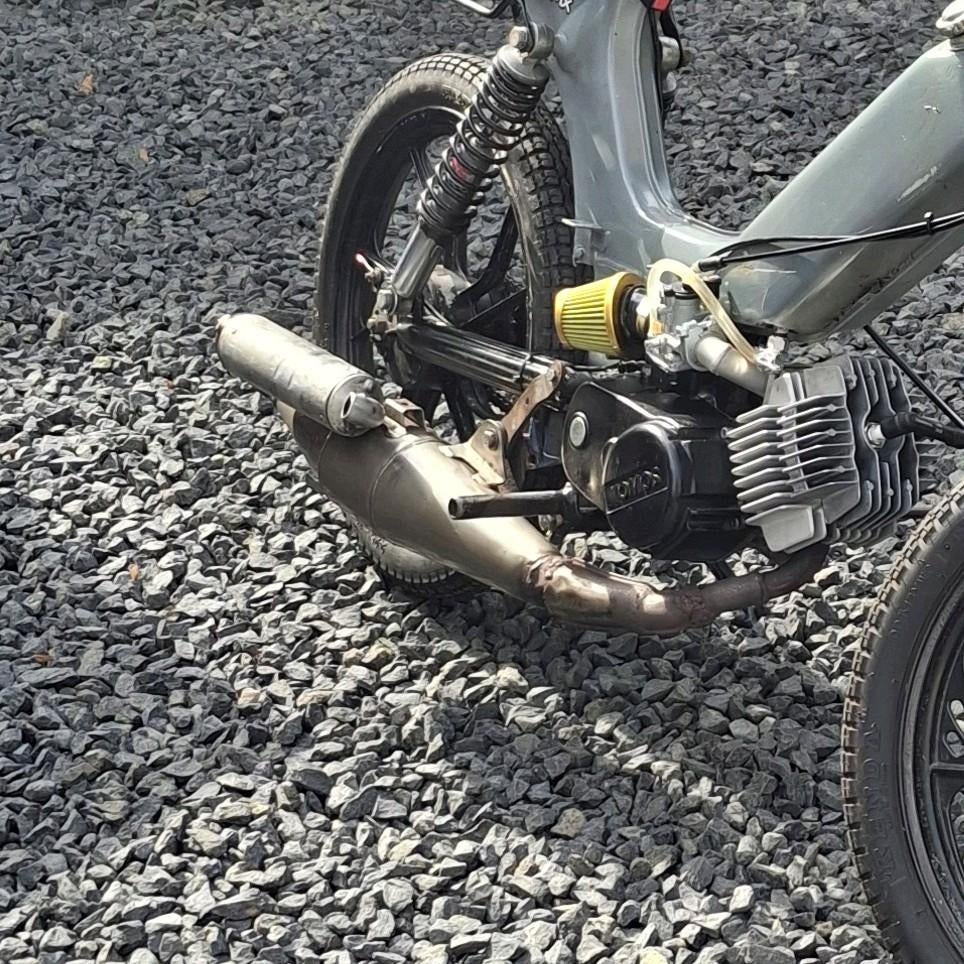 Laser terugloop uitlaat. (voor tomos), Ophalen of Verzenden