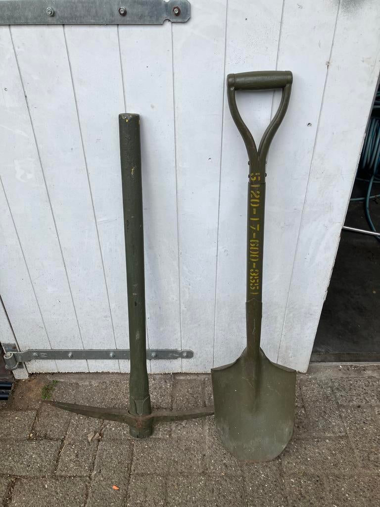 Militaire schep en pikhouweel, Ophalen, Landmacht, Overige gebieden, Overige typen