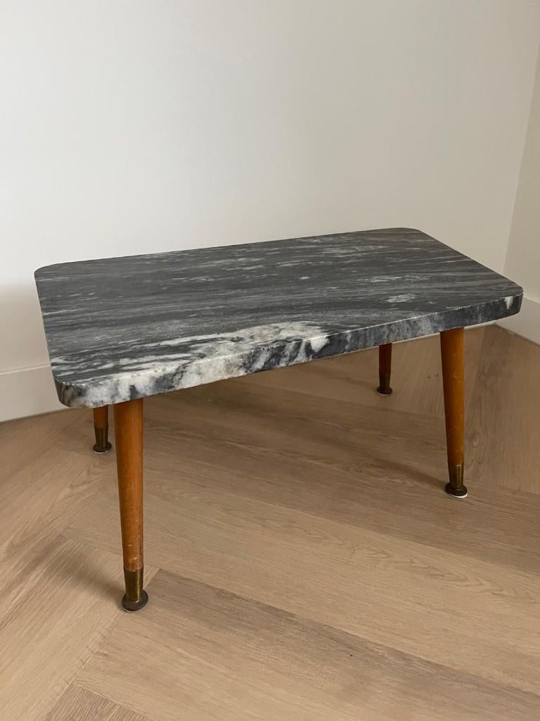 antiek/ vintage bijzettafeltje, Huis en Inrichting, Tafels | Bijzettafels, Ophalen, Minder dan 55 cm, Gebruikt, Antiek/ vintage