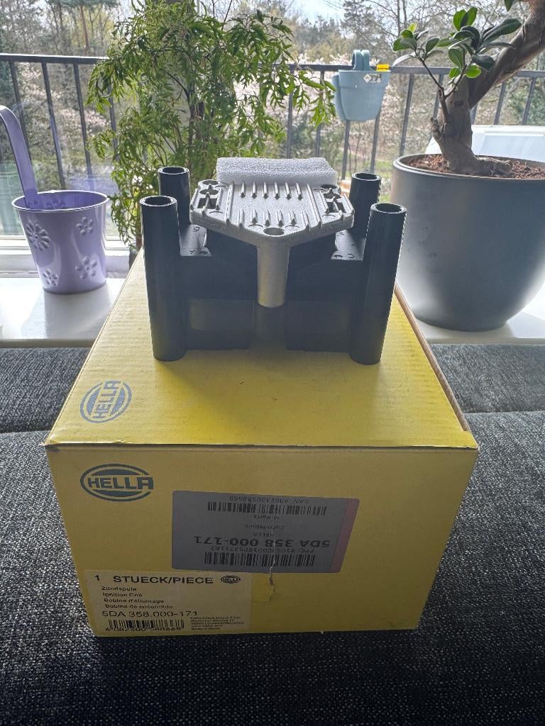 HELLA 5DA 358 000-171 Bobine / 4-polig, 12V, Blokbobine / VW, Ophalen of Verzenden, Nieuw, Seat