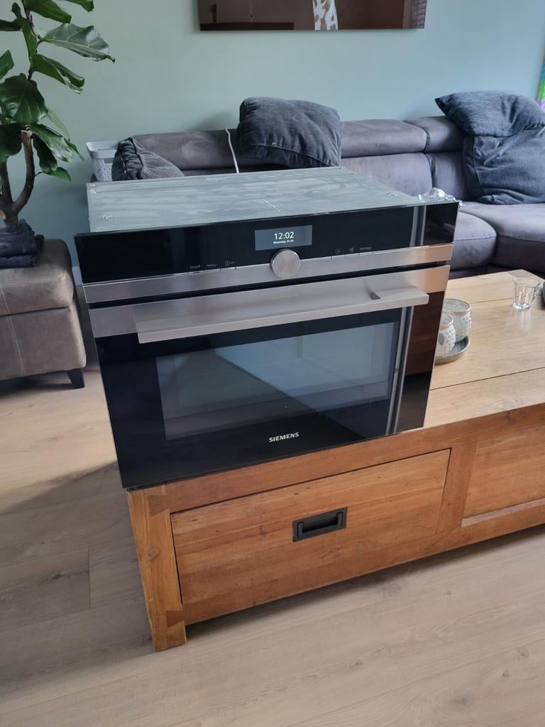Siemens studioLine CM836GPS1 inbouw combimagnetron, Ophalen, Grill, Inbouw