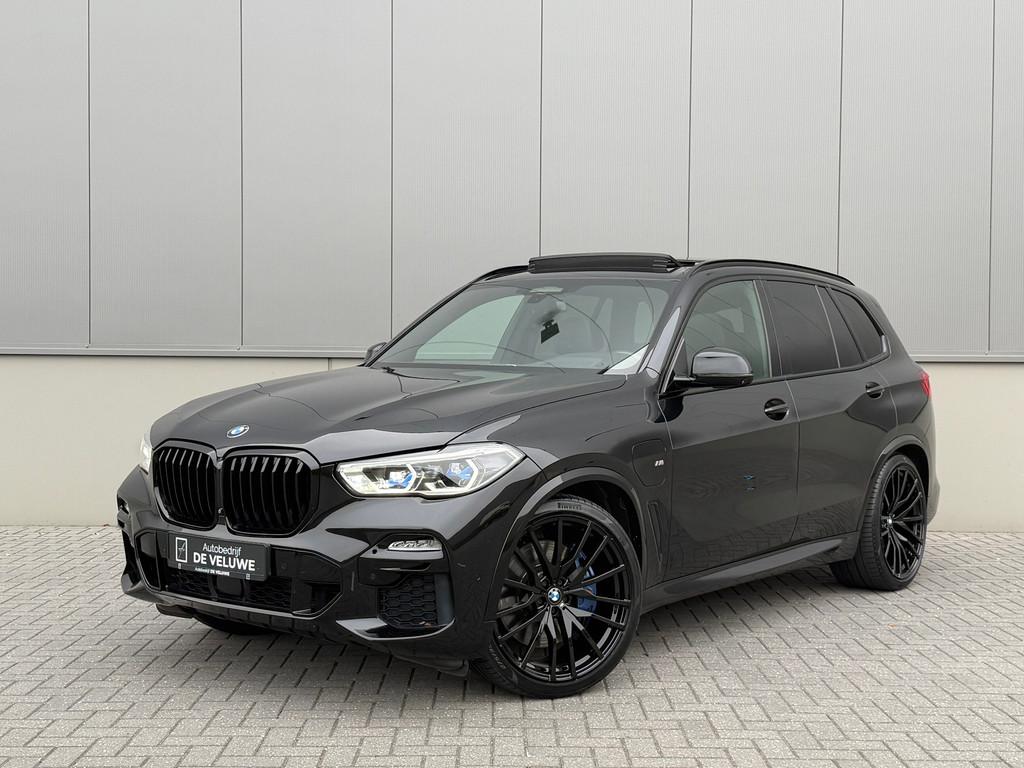 BMW X5 XDrive45e M-Sport Laser Hud H&K 360 Camera 4 wiel stu, Auto's, BMW, Automaat, Gebruikt, Met garantie (alle), Zwart