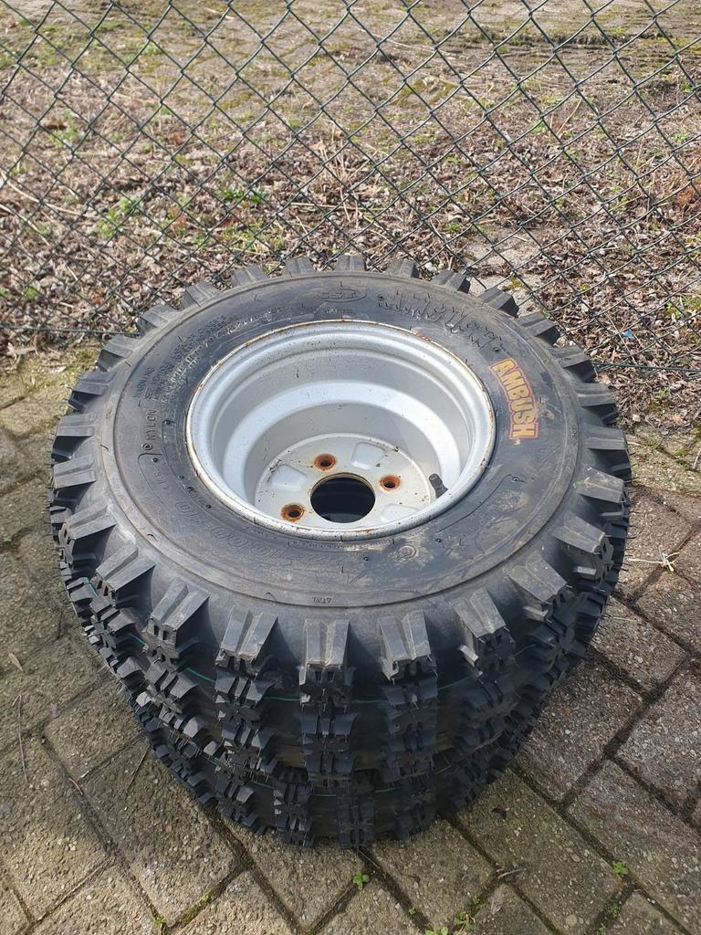2 Nieuwe Ambush Quad Banden met Velg 22x10-10, Motoren, Ophalen, Nieuw