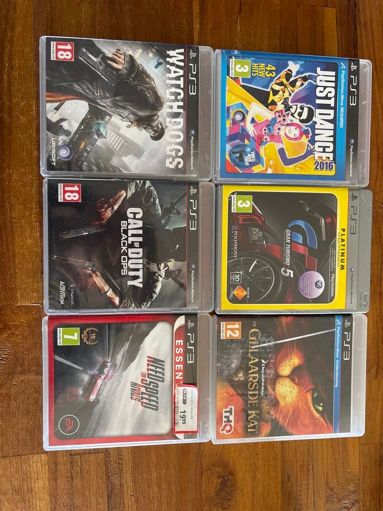 PS3 spellen in goede staat - Watch Dogs, CoD, Just Dance, Spelcomputers en Games, Games | Sony PlayStation 3, Avontuur en Actie