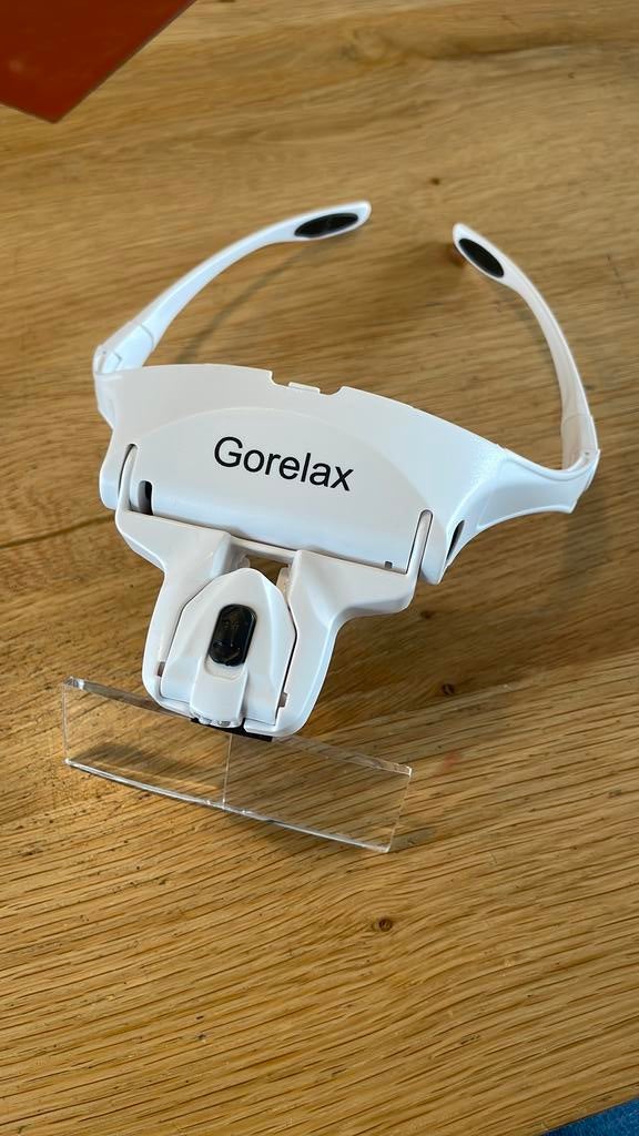 Vergrootglas bril, Ophalen of Verzenden, Zo goed als nieuw, Vergrootglas of Loep