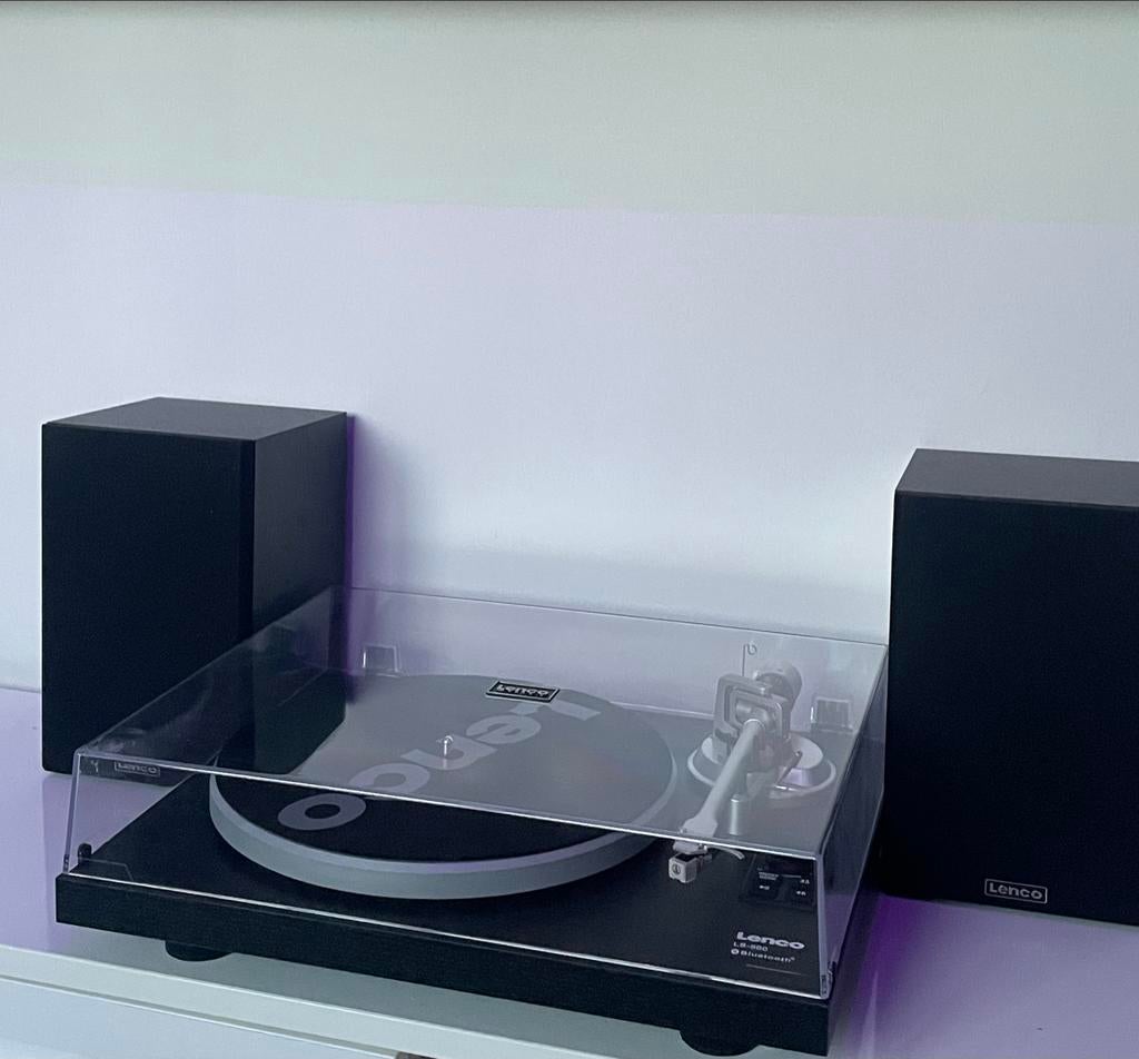 Lenco LS-500 Platenspeler Inclusief Speakers, Zo goed als nieuw, USB-aansluiting, Platenspeler, Ophalen