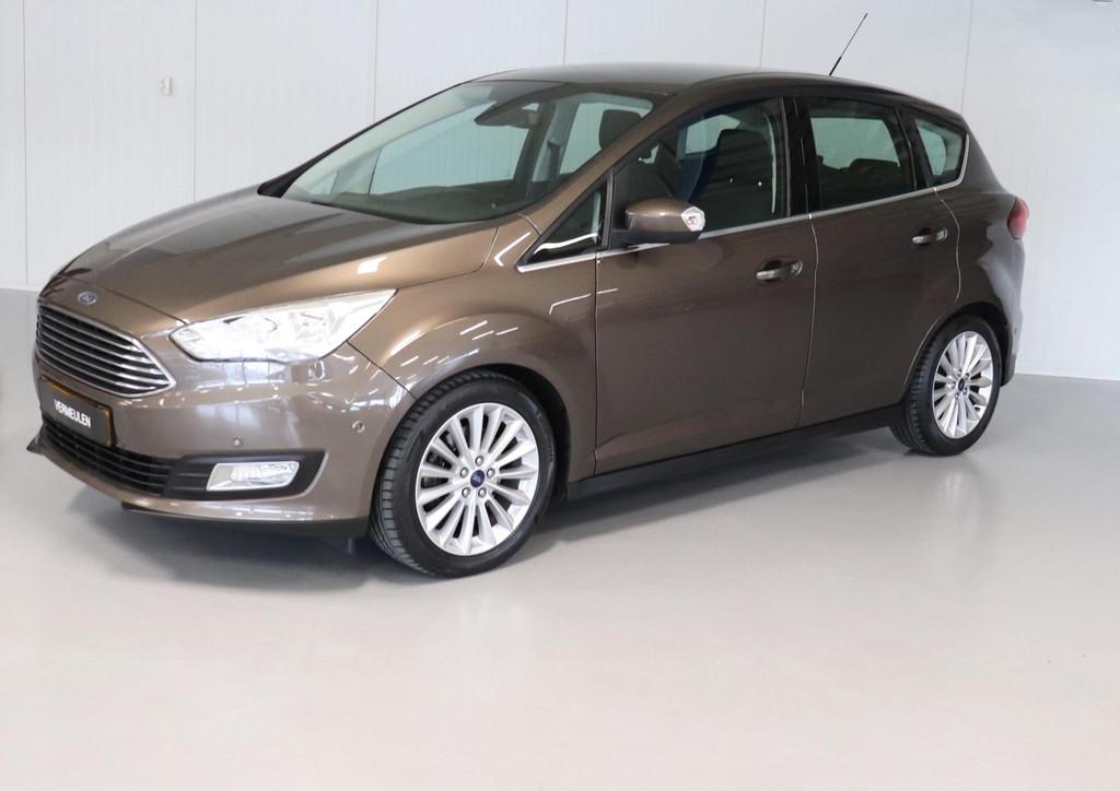Ford C-Max 1.5 Titanium Automaat – Comfort en Luxe in éé, Euro 6, 4 cilinders, Origineel Nederlands, Grijs
