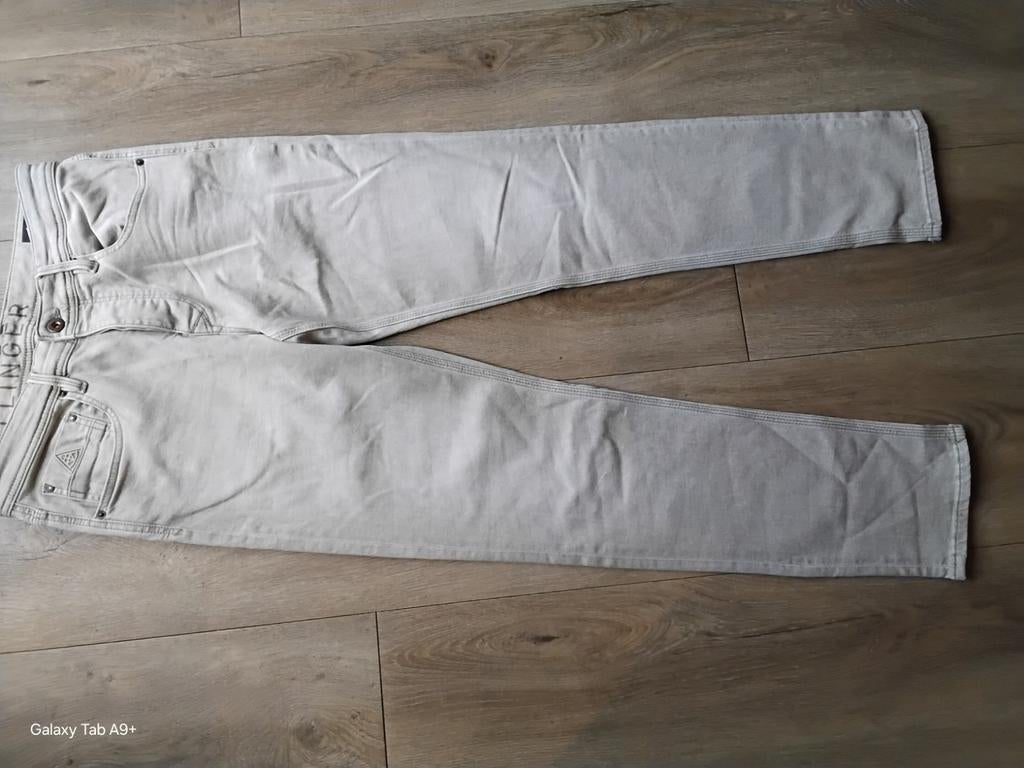 SPIJKERBROEK     HALLINGER      maat     32/32, Kleding | Heren, Ophalen of Verzenden, Zo goed als nieuw, Blauw, W32 (confectie 46) of kleiner