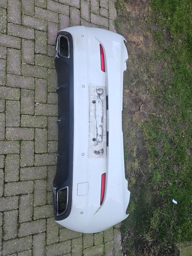 Achterbumper opel astra j opc origineel wit, Ophalen, Gebruikt, Opel, Bumper
