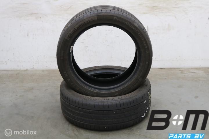 2 x 2155017 95Y Conti PremiumContact 7 4.5mm 215 50 17, Gebruikt, Band(en)
