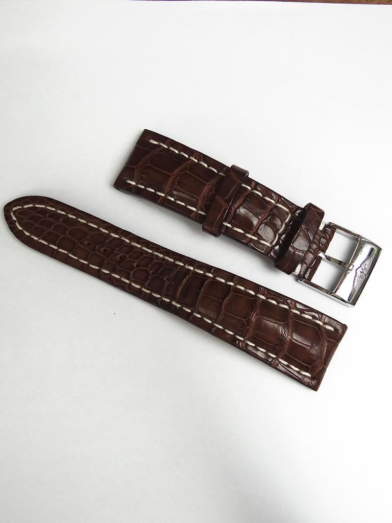 Breitling alligator band nieuw met gespsluiting, Ophalen of Verzenden, Zo goed als nieuw