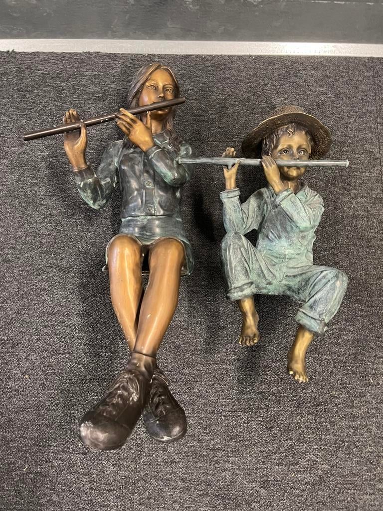 Prachtige Bronzen Beelden, Verzamelen, Beelden en Beeldjes, Zo goed als nieuw, Ophalen